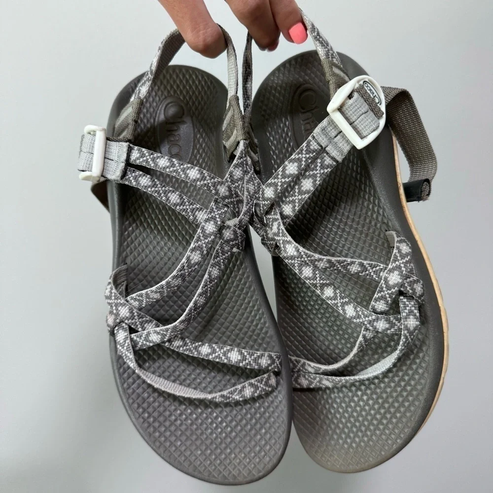 Chaco Kids 5 Gray Diamond ZX1 Outdoor Hiking Sandals
